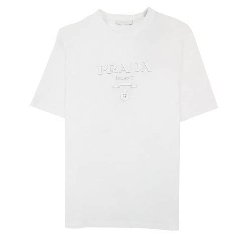 prada white women lace t-shirt|prada milano t shirt price.